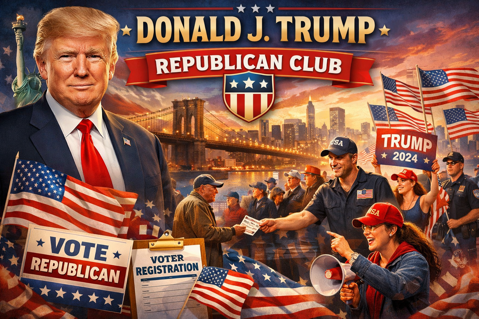 Donald J. Trump Republican Club: Championing Republican Values and Grassroots Power in Brooklyn