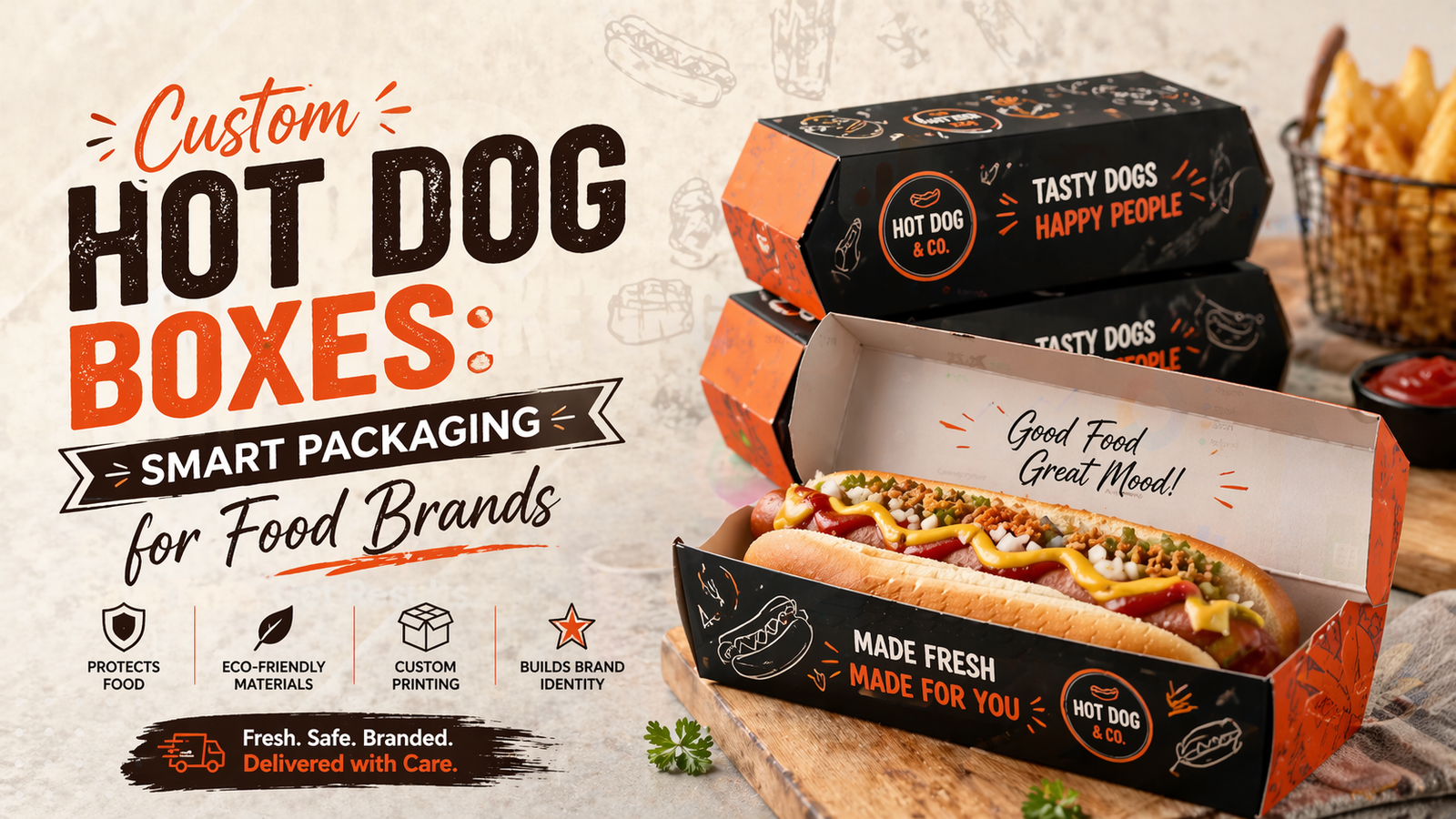 Custom Hot Dog Boxes: Smart Packaging for Food Brands