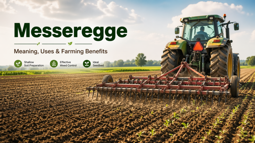 Messeregge: Meaning, Uses, and Why This Farming Tool Matters