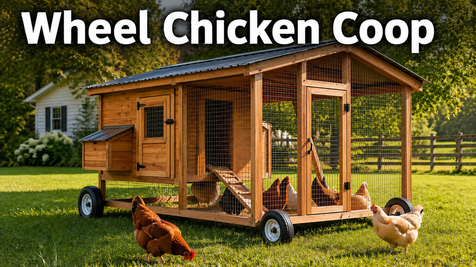 wheel chicken coop